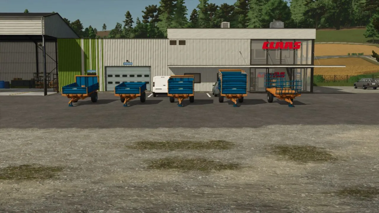 Efficient Trailer Rolland BH 6 — Universal Transport of Bales and Cargo in FS25