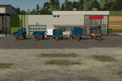 Efficient Trailer Rolland BH 6 — Universal Transport of Bales and Cargo in FS25 — 1