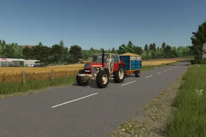 Efficient Trailer Rolland BH 6 — Universal Transport of Bales and Cargo in FS25 — 3
