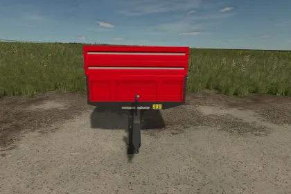 Efektywny Przyczep Palazoğlu Agricultural Trailer 3500–5000 do Codziennych Prac w FS25 — 2