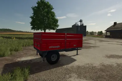 Efektywny Przyczep Palazoğlu Agricultural Trailer 3500–5000 do Codziennych Prac w FS25 — 3