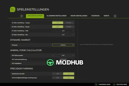 Скрипт Dynamic Market V1.3.1.1 для FS25 — 2