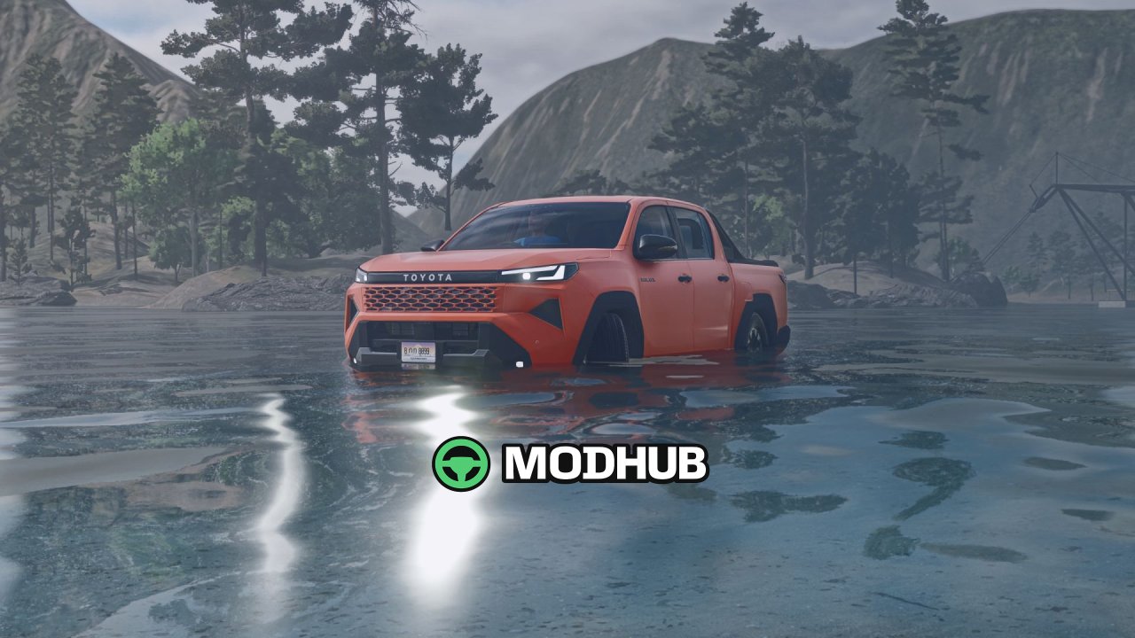 Пікап Toyota Hilux Travo для FS25