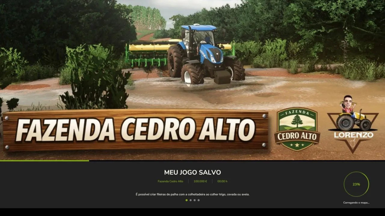 Atmosferyczna Mapa Cedro Alto — Realistyczne Pola Parany dla Farming Simulator 25