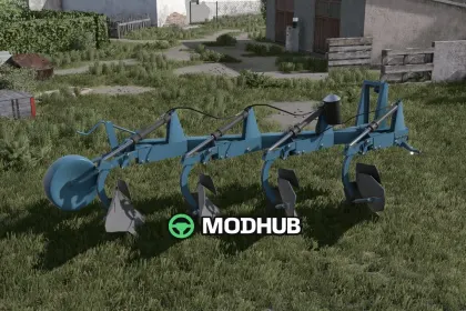 Плуг Overum 4 для FS25 — 2