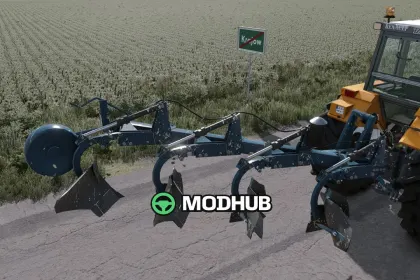 Плуг Overum 4 для FS25 — 3