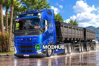 Вантажівка Volvo FH5 з причепом Randon v1.61 для ETS2