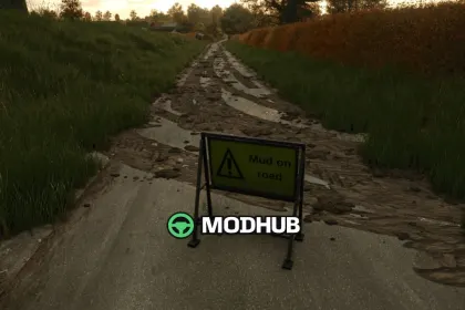 Скрипт Mud on the road V1.0 для FS25