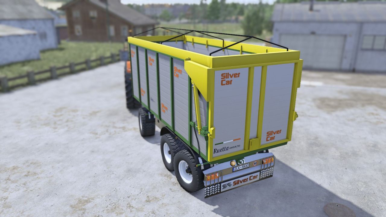 Efektywny 3-osiowy przyczep Silver Car / Vanara SRC 313 na 31–35 tys l do FS25