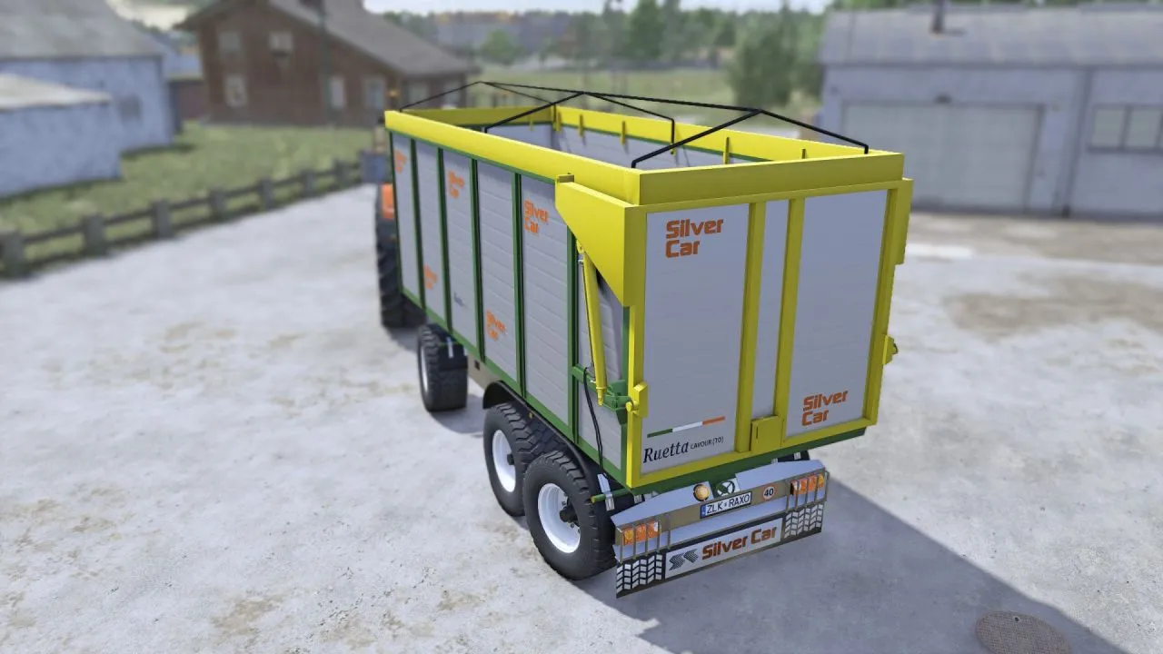 Ефективний 3-Вісний Причіп Silver Car / Vanara SRC 313 на 31–35 тис. л для FS25