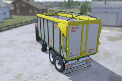 Ефективний 3-Вісний Причіп Silver Car / Vanara SRC 313 на 31–35 тис. л для FS25 — 1