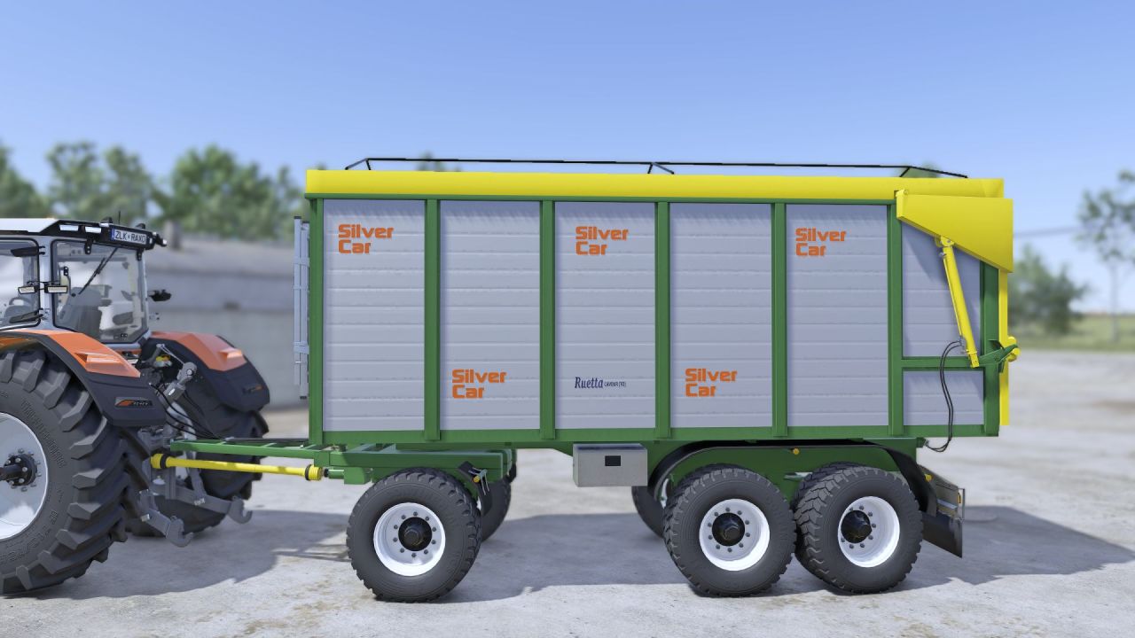 Ефективний 3-Вісний Причіп Silver Car / Vanara SRC 313 на 31–35 тис. л для FS25