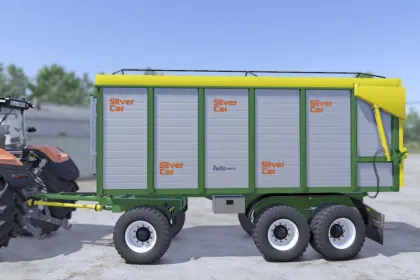 Ефективний 3-Вісний Причіп Silver Car / Vanara SRC 313 на 31–35 тис. л для FS25 — 2