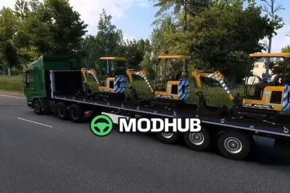 Пак трафіку та причепів v1.61 для ETS2 — 2