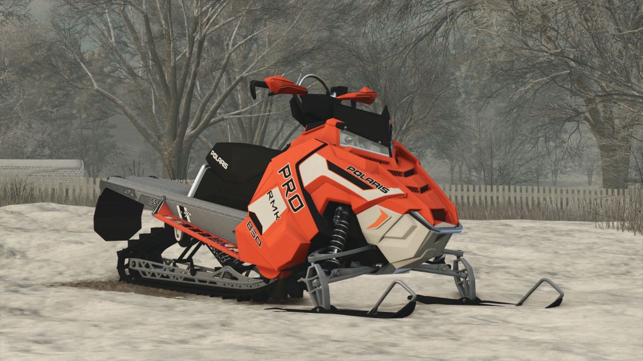 Potężny Skuter Śnieżny Polaris RMK Pro do Farming Simulator 25 — Szybkość i Tuning