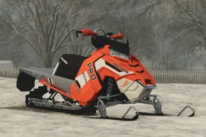 Leistungsstarker Schneemobil Polaris RMK Pro für Farming Simulator 25 — Geschwindigkeit und Tuning