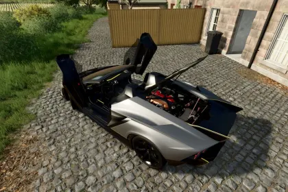 Автомобіль Lamborghini Auténtica для Farming Simulator 25 — 3