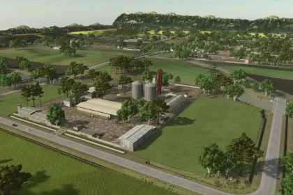 Unikalna Węgierska Mapa Mezofalva Farm dla Farming Simulator 25 z 33 Polami i Lasem — 1