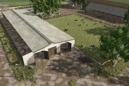 Unikalna Węgierska Mapa Mezofalva Farm dla Farming Simulator 25 z 33 Polami i Lasem — 3