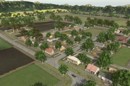 Unikalna Węgierska Mapa Mezofalva Farm dla Farming Simulator 25 z 33 Polami i Lasem — 4