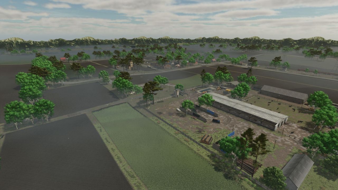 Unikalna Węgierska Mapa Mezofalva Farm dla Farming Simulator 25 z 33 Polami i Lasem