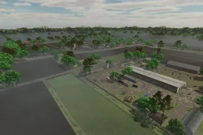 Unikalna Węgierska Mapa Mezofalva Farm dla Farming Simulator 25 z 33 Polami i Lasem — 5