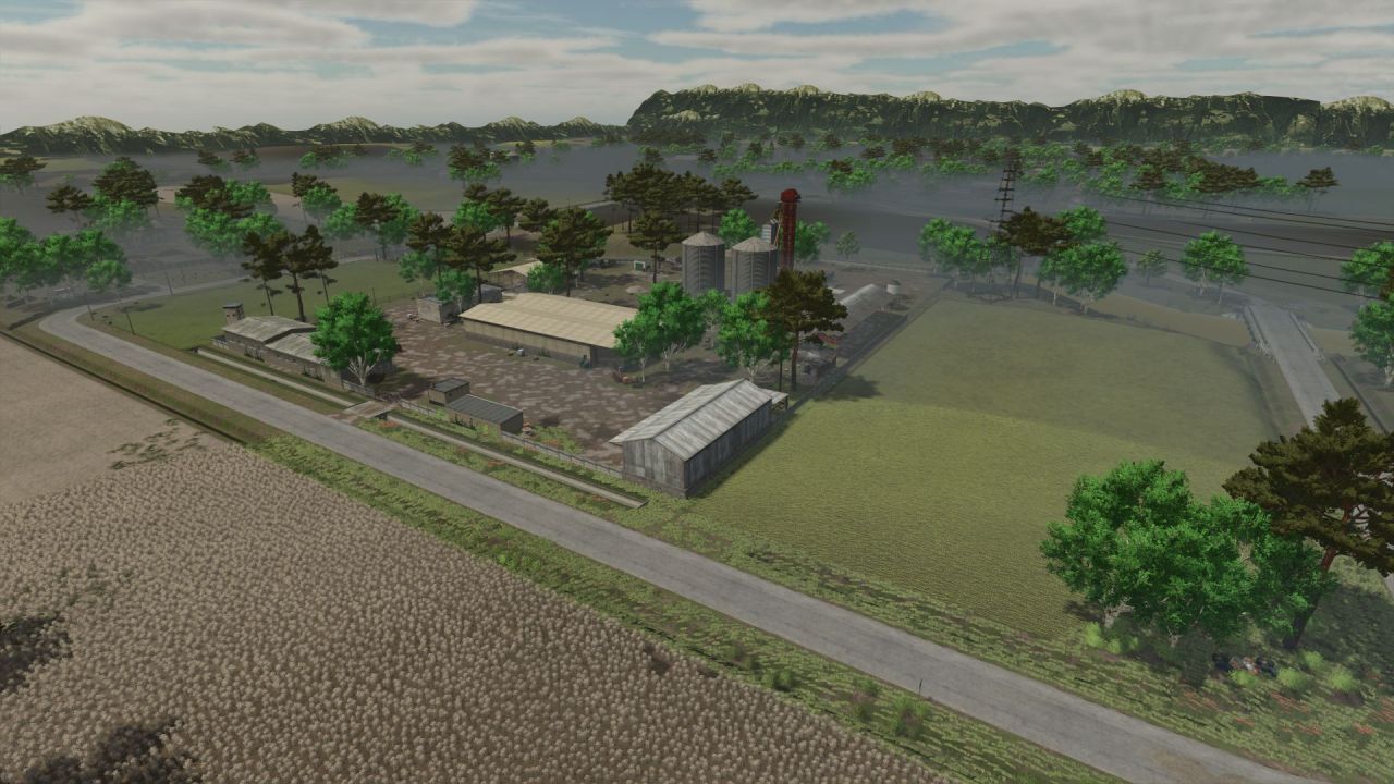 Unikalna Węgierska Mapa Mezofalva Farm dla Farming Simulator 25 z 33 Polami i Lasem