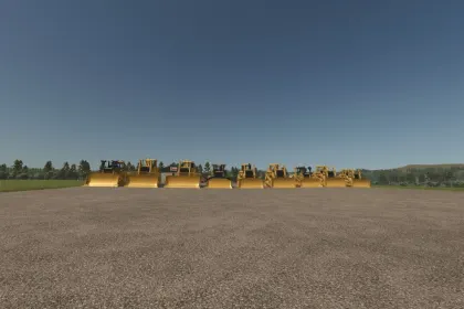 Пак бульдозерів Caterpillar для Farming Simulator 25