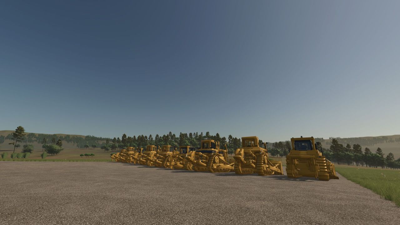 Пак бульдозерів Caterpillar для Farming Simulator 25