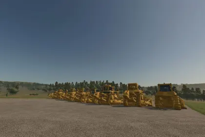Пак бульдозерів Caterpillar для Farming Simulator 25 — 2