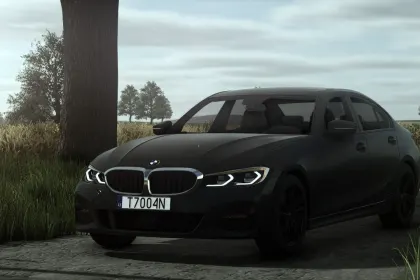Stylischer Sportwagen BMW 3 Series G20 (340 PS) für Schnelle Fahrten in FS25