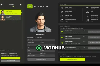 Скрипт Employees V2.5 для FS25 — 2