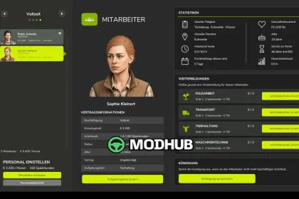 Скрипт Employees V2.5 для FS25 — 3