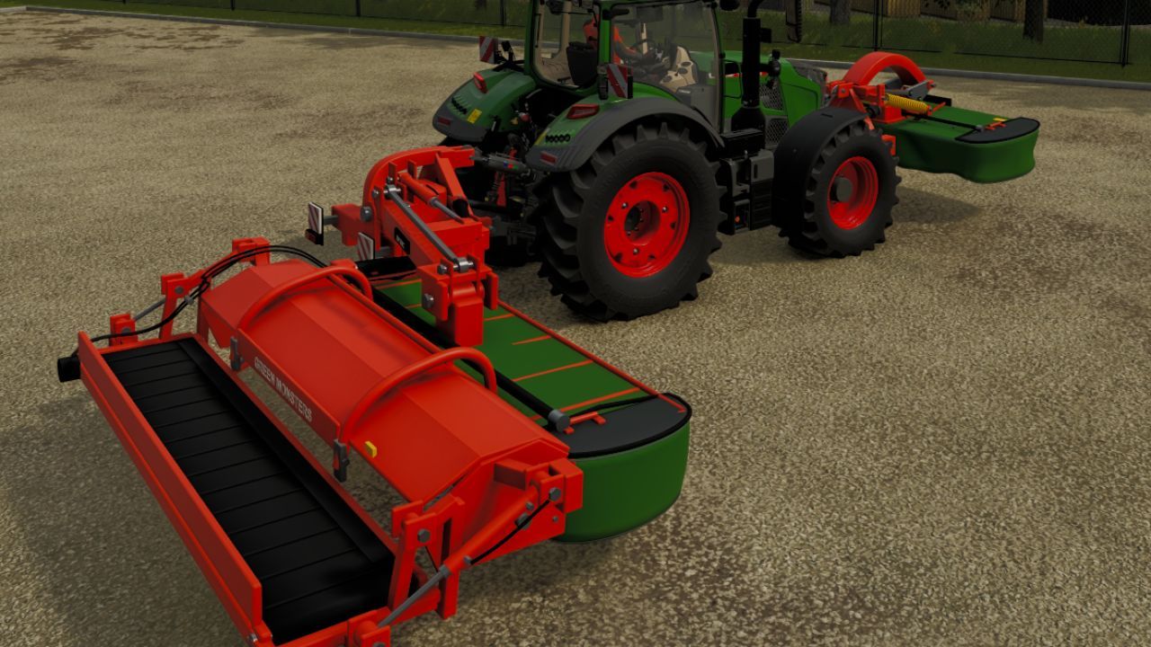 Косарка GM Green Monsters Pack для Farming Simulator 25