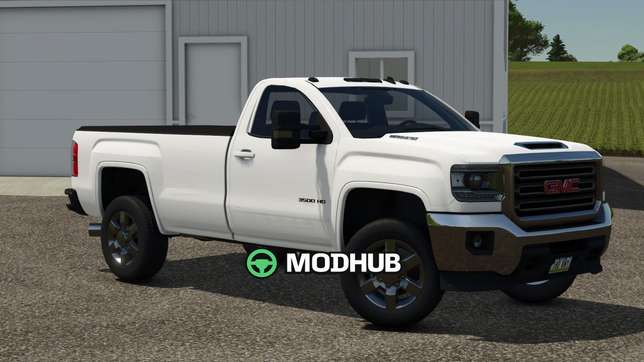 Вантажівка GMC Sierra 3500HD Single Cab Long Bed для FS25