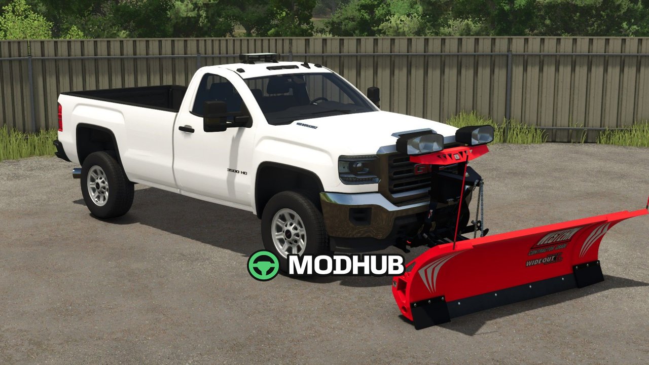 Вантажівка GMC Sierra 3500HD Single Cab Long Bed для FS25