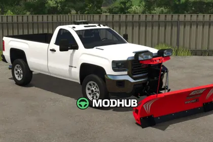 Вантажівка GMC Sierra 3500HD Single Cab Long Bed для FS25 — 3