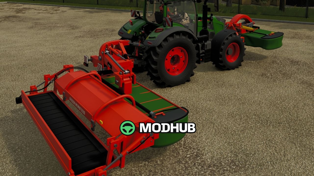 Пак косарок GM Green Monsters V1.0 для FS25