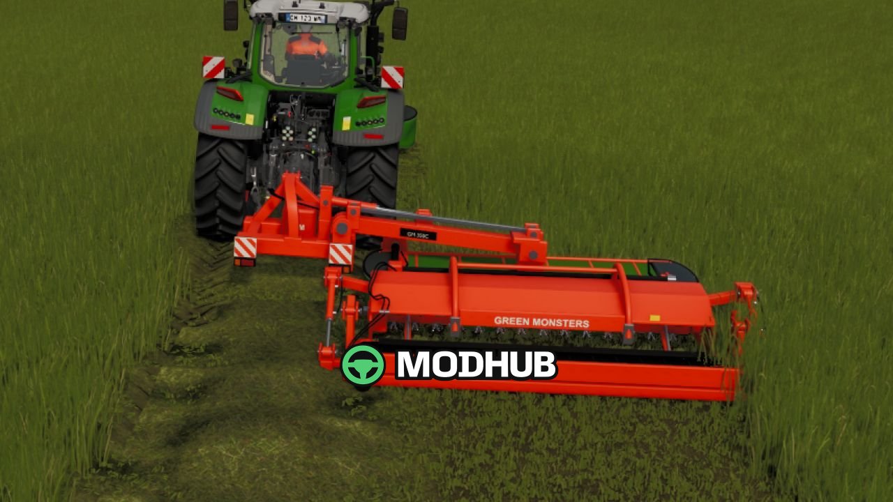 Пак косарок GM Green Monsters V1.0 для FS25