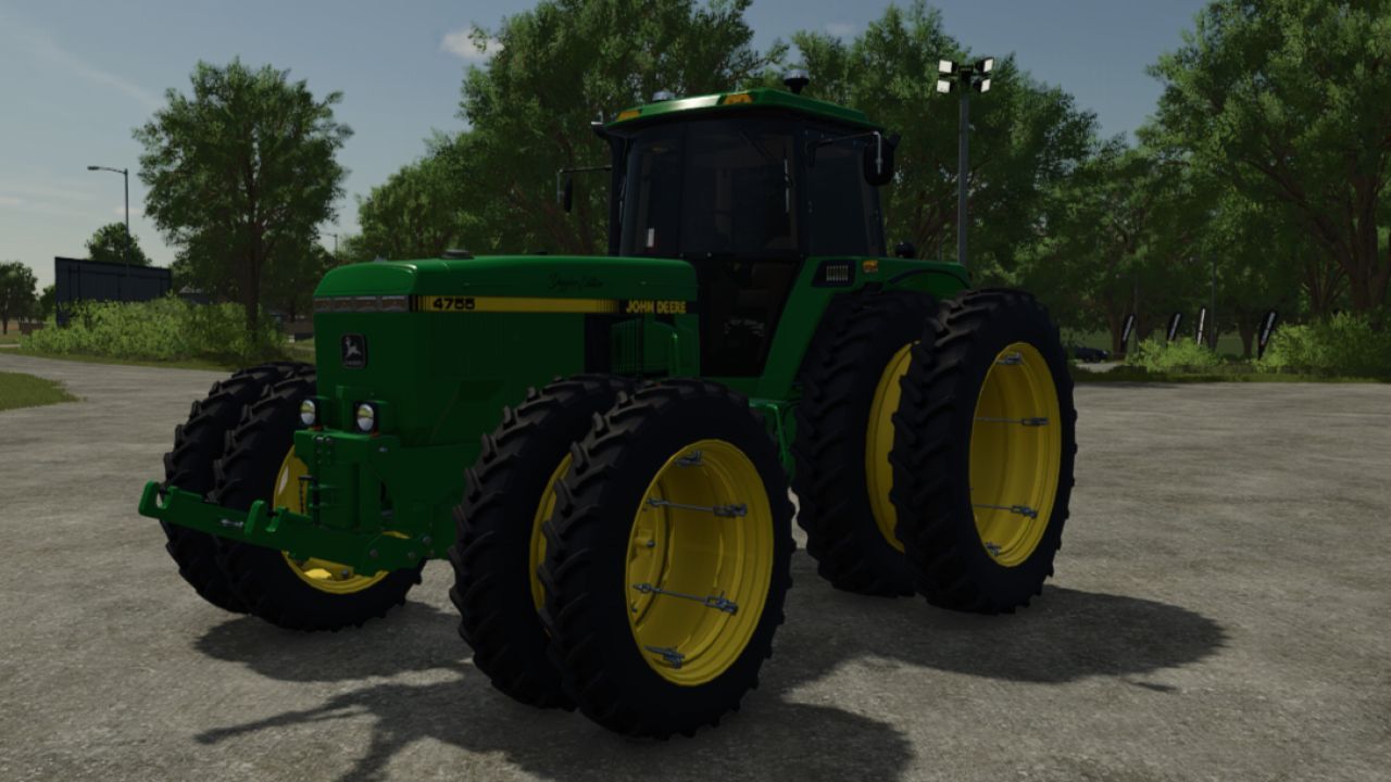 Legendary Tractor John Deere 4755 (Real/Unreal) — 190–1000 hp for Farming Simulator 25