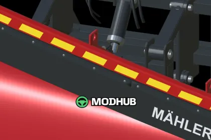 Снігоочисний відвал Maehler для навантажувача для FS25 — 3