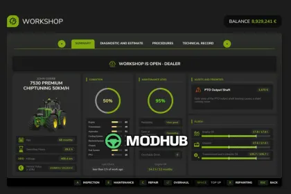 Скрипт Realistic Mechanical Systems BETA 3 v0.12 для FS25 — 3