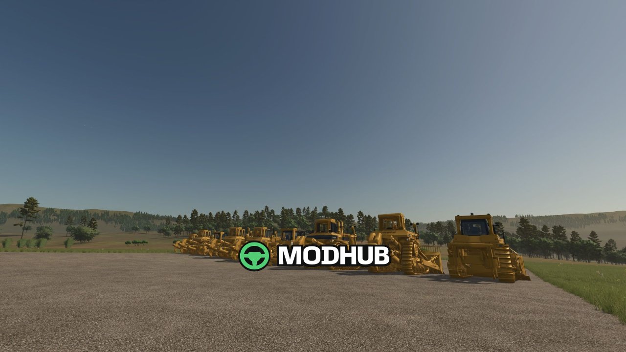 Бульдозери CAT Dozer Pack для FS25