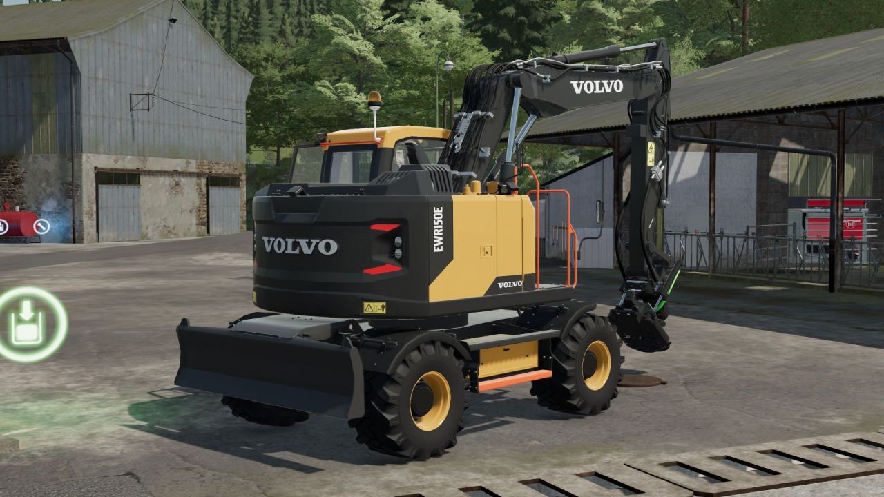 Колісний екскаватор Volvo E-Series для Farming Simulator 22