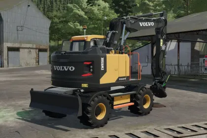 Колісний екскаватор Volvo E-Series для Farming Simulator 22 — 5