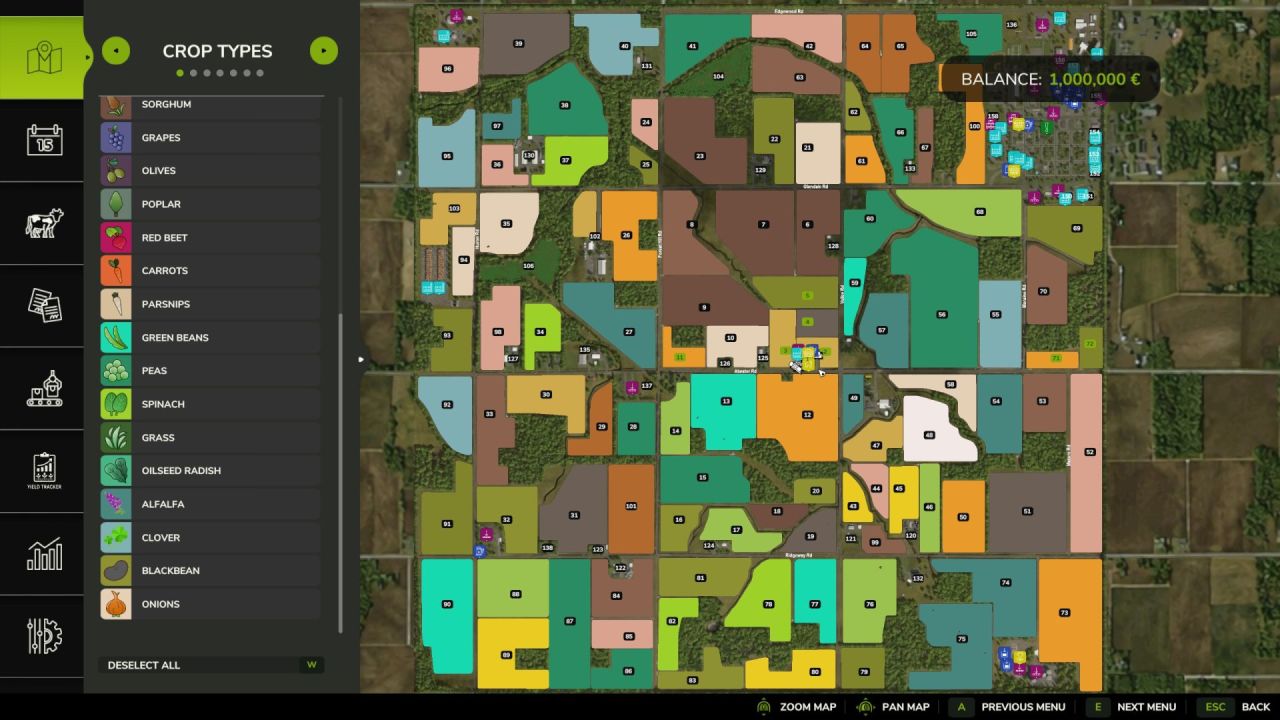 Карта Midwest Moraines 4X для Farming Simulator 25