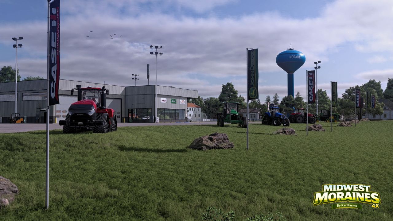 Карта Midwest Moraines 4X для Farming Simulator 25