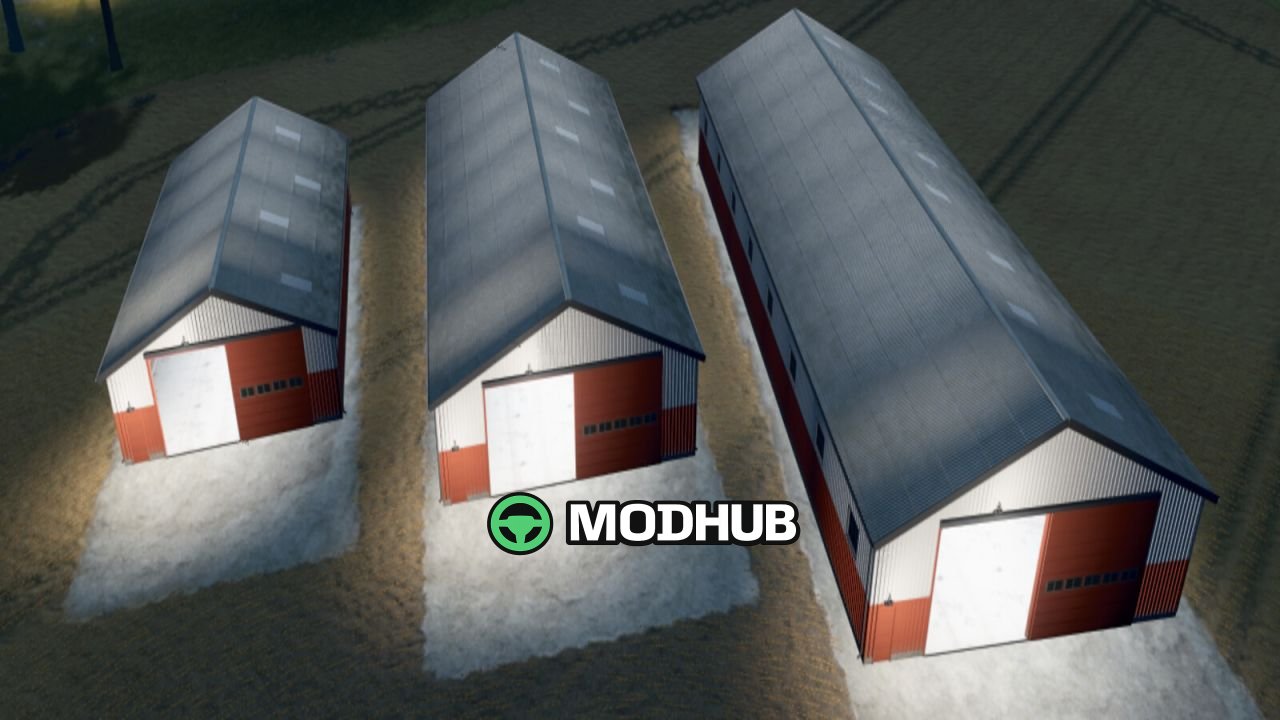 Датські машинні ангари V1.0 для FS25