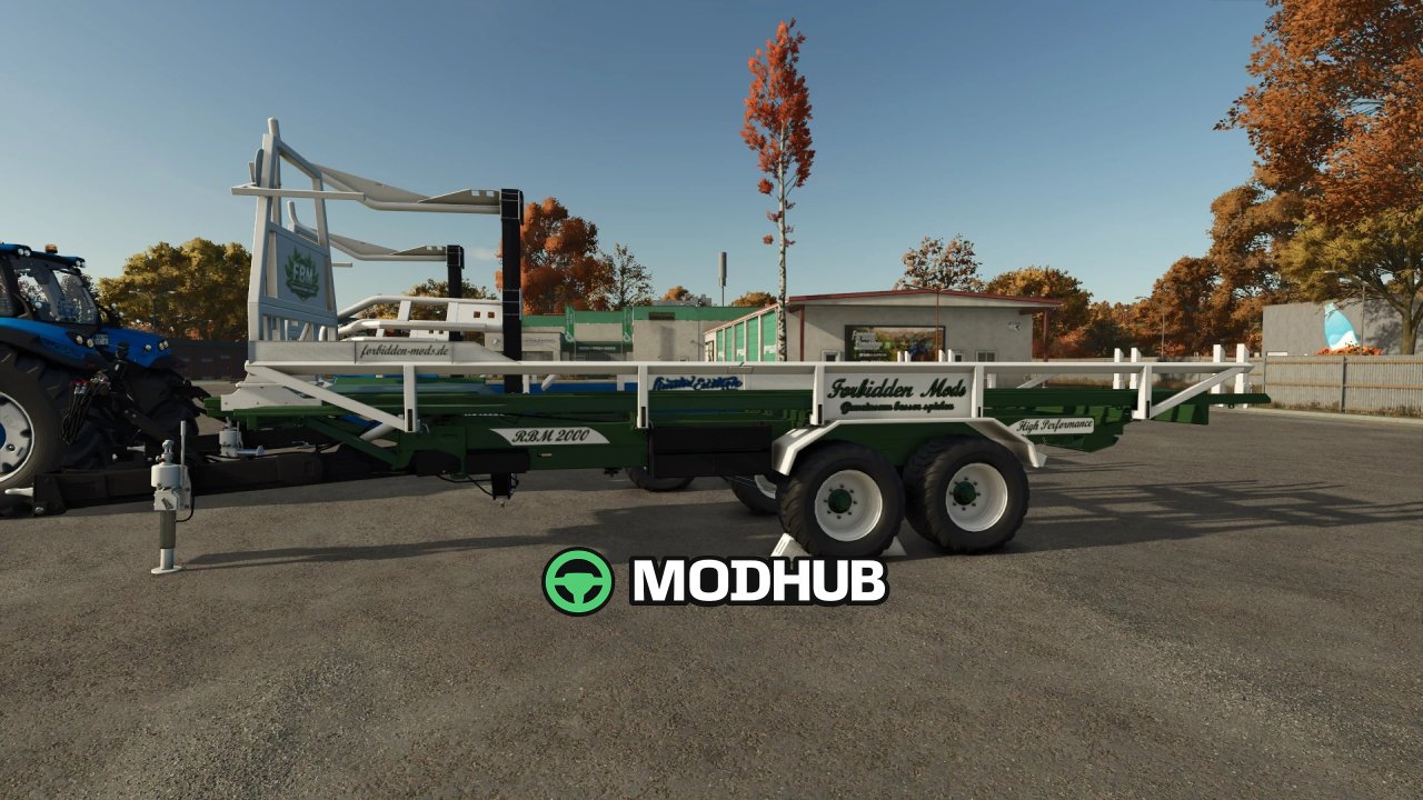 Причіп для перевезення тюків RBM2000 Limited Edition для FS25