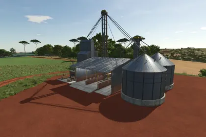 Зерносховище Brazilian Grain Silo для Farming Simulator 25 — 2
